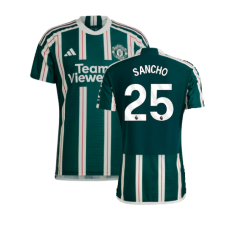 2023-2024 Man Utd Authentic Away Shirt (Sancho 25)