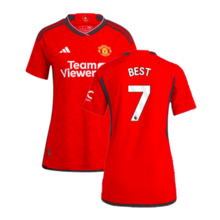 2023-2024 Man Utd Authentic Home Shirt (Ladies) (Best 7)