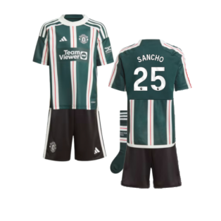 2023-2024 Man Utd Away Mini Kit (Sancho 25)