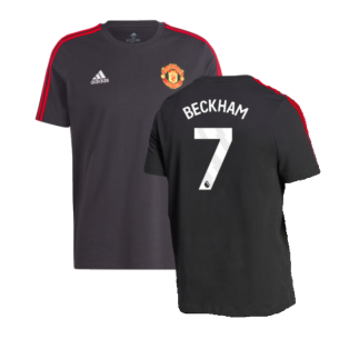 2023-2024 Man Utd DNA Tee (Black) (Beckham 7)