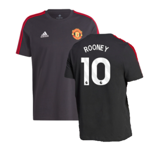 2023-2024 Man Utd DNA Tee (Black) (Rooney 10)