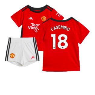 2023-2024 Man Utd Home Baby Kit (Casemiro 18)