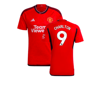 2023-2024 Man Utd Home Shirt (Charlton 9)