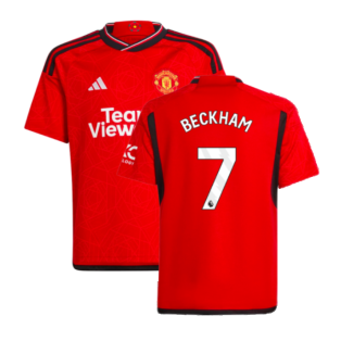2023-2024 Man Utd Home Shirt (Kids) (Beckham 7)
