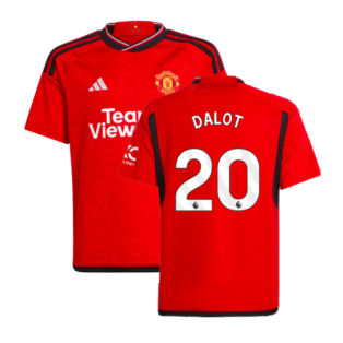 2023-2024 Man Utd Home Shirt (Kids) (Dalot 20)