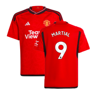 2023-2024 Man Utd Home Shirt (Kids) (Martial 9)
