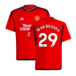 2023-2024 Man Utd Home Shirt (Kids) (Wan Bissaka 29)