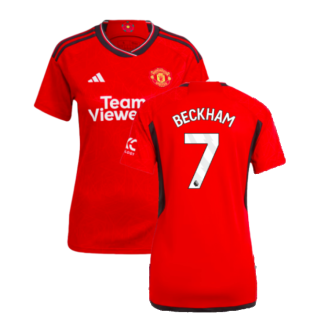 2023-2024 Man Utd Home Shirt (Ladies) (Beckham 7)