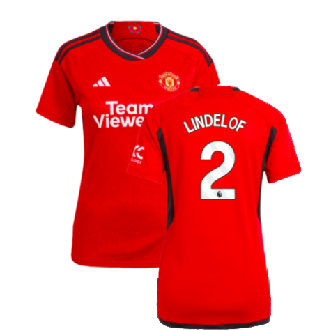 2023-2024 Man Utd Home Shirt (Ladies) (Lindelof 2)