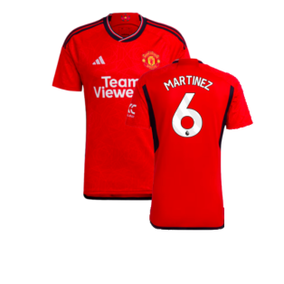2023-2024 Man Utd Home Shirt (Martinez 6)