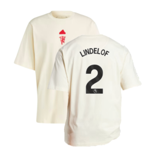 2023-2024 Man Utd Lifestyle OS Tee (White) (Lindelof 2)