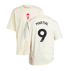 2023-2024 Man Utd Lifestyle OS Tee (White) (Martial 9)