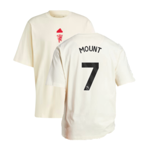 2023-2024 Man Utd Lifestyle OS Tee (White) (Mount 7)