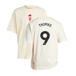 2023-2024 Man Utd Lifestyle OS Tee (White) (Thomas 9)