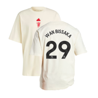 2023-2024 Man Utd Lifestyle OS Tee (White) (Wan Bissaka 29)