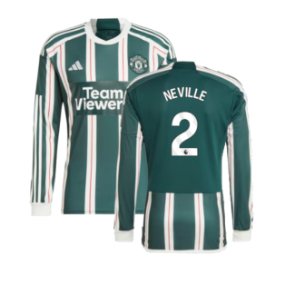 2023-2024 Man Utd Long Sleeve Away Shirt (Neville 2)