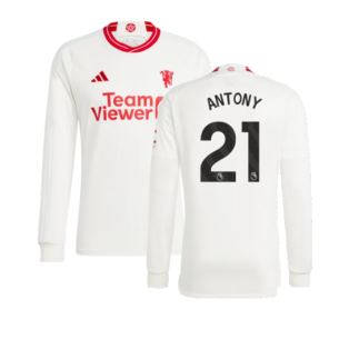 2023-2024 Man Utd Long Sleeve Third Shirt (Antony 21)