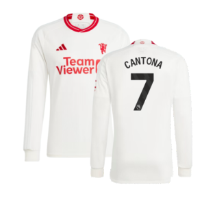 2023-2024 Man Utd Long Sleeve Third Shirt (Cantona 7)