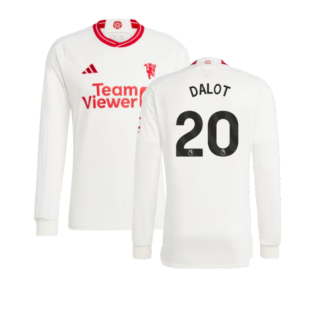 2023-2024 Man Utd Long Sleeve Third Shirt (Dalot 20)