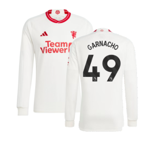 2023-2024 Man Utd Long Sleeve Third Shirt (Garnacho 17)