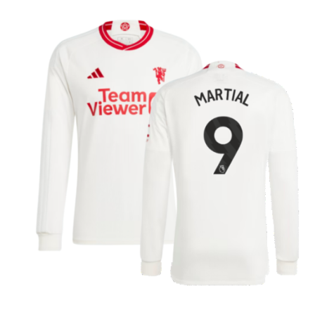 2023-2024 Man Utd Long Sleeve Third Shirt (Martial 9)