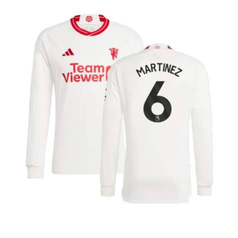 2023-2024 Man Utd Long Sleeve Third Shirt (Martinez 6)