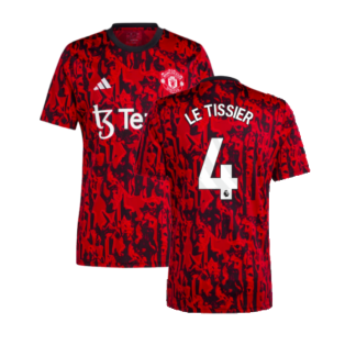 2023-2024 Man Utd Pre-Match Shirt (Red) (Le Tissier 4)