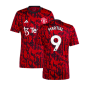 2023-2024 Man Utd Pre-Match Shirt (Red) (Martial 9)