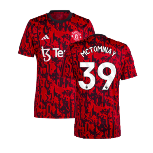 2023-2024 Man Utd Pre-Match Shirt (Red) (McTominay 39)