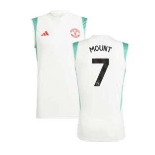 2023-2024 Man Utd Sleeveless Jersey (White) (Mount 7)