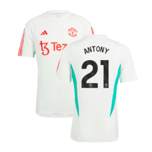 2023-2024 Man Utd Training Jersey (White) (Antony 21)