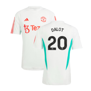 2023-2024 Man Utd Training Jersey (White) (Dalot 20)