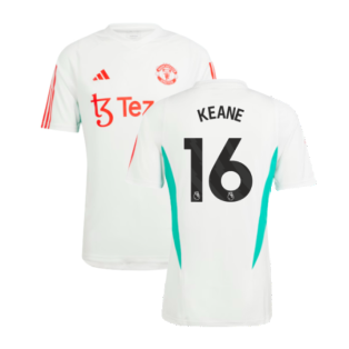 2023-2024 Man Utd Training Jersey (White) (Keane 16)