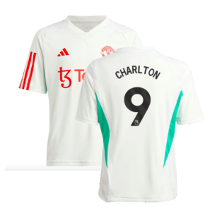 2023-2024 Man Utd Training Jersey (White) - Kids (Charlton 9)