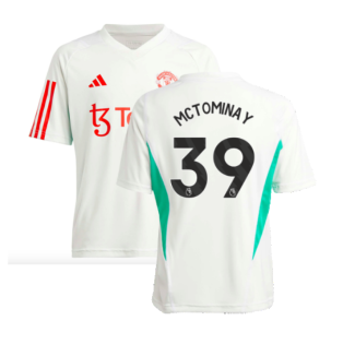 2023-2024 Man Utd Training Jersey (White) - Kids (McTominay 39)