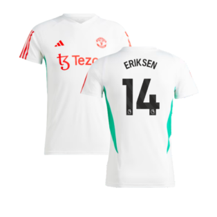 2023-2024 Man Utd Training Jersey (White) - Ladies (Eriksen 14)
