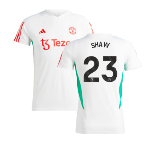 2023-2024 Man Utd Training Jersey (White) - Ladies (Shaw 23)