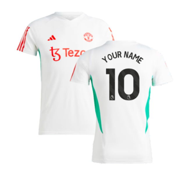 2023-2024 Man Utd Training Jersey (White) - Ladies (Your Name)