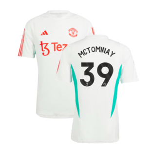 2023-2024 Man Utd Training Jersey (White) (McTominay 39)