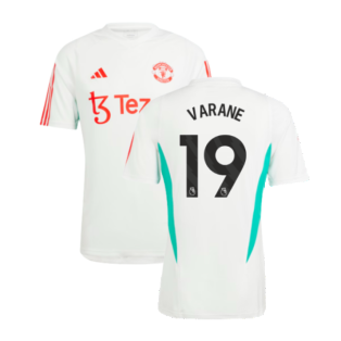 2023-2024 Man Utd Training Jersey (White) (Varane 19)