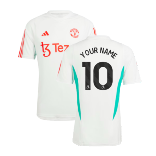 2023-2024 Man Utd Training Jersey (White) (Your Name)