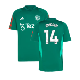 2023-2024 Man Utd Training Shirt (Green) (Eriksen 14)