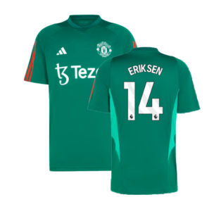 2023-2024 Man Utd Training Shirt (Green) (Eriksen 14)