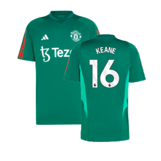 2023-2024 Man Utd Training Shirt (Green) (Keane 16)