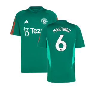 2023-2024 Man Utd Training Shirt (Green) (Martinez 6)
