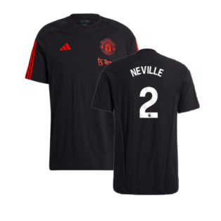2023-2024 Man Utd Training Tee (Black) (Neville 2)
