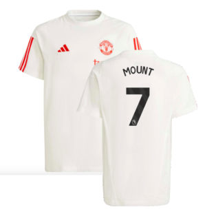 2023-2024 Man Utd Training Tee (White) - Kids (Mount 7)