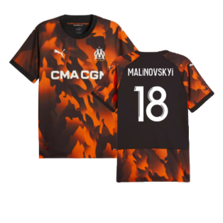 2023-2024 Marseille Authentic Third Shirt (Malinovskyi 18)