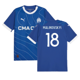 2023-2024 Marseille Away Shirt (Malinovskyi 18)