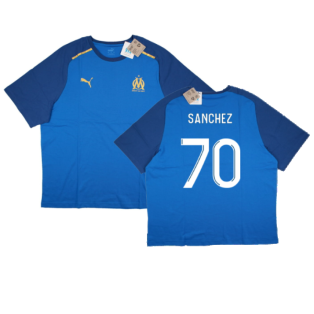 2023-2024 Marseille Casuals Tee (Blue) (Sanchez 70)
